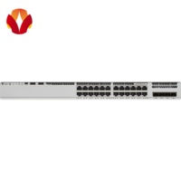 Commutateur géré empilable C9200L-24T-4X-E 24 ports 10/100/1000 Mbps avec VLAN, QoS, SNMP, capacité 176G