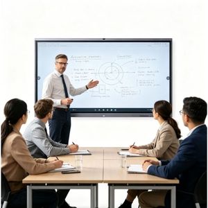 Écran interactif 75/85 pouces 4K, luminosité 350 cd/m², écran tactile infrarouge pour l'éducation et les réunions d'affaires, système d'exploitation Android <span class=keywords><strong>Windows</strong></span> - Product Image 5