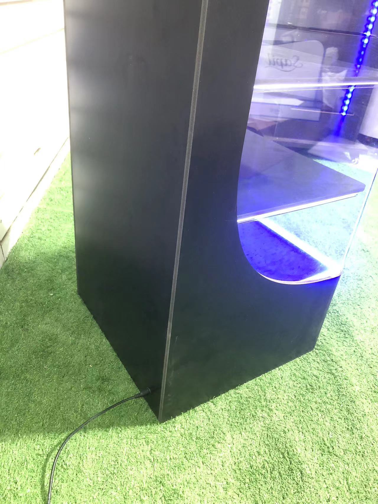 Electronical Product Display Acrylic Multi-tier Floor Stand Display Rack LED Lighting Advertising Customized Color Logo for — view 5