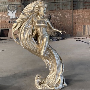 Beautiful <strong>Mermaid</strong> <strong>Statue</strong> Cast <strong>Bronze</strong> <strong>Mermaid</strong> Fountain <strong>Mermaid</strong> Sculpture - Product Image 5