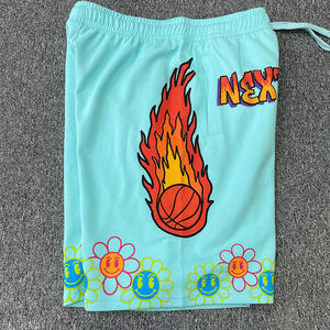 เสื้อยืดผ้าฝ้ายและกางเกงขาสั้นพิมพ์ลายชุดกีฬาแบบออกแบบได้ตามต้องการ - Product Image 6