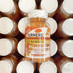 Vegan diakui Label pribadi diskon besar suplemen makanan Vegan organik kunyit Kurkumin kunyit jahe Gummies - Product Image 4