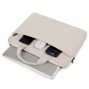 Polyester Cross-border Laptop <b>Bag</b> Shockproof Airbag Super Lightweight for Business Commuting Crossbody Briefcase Logo Printing - Product Image 3