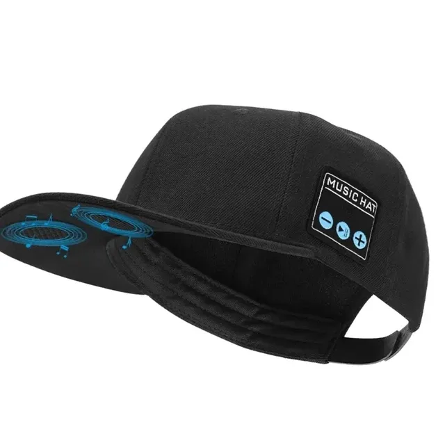 Chapeau/casquette de musique Bluetooth 5.0 sans fil avec (microphone intégré) Capuchons de haut-parleurs intelligents sans fil pour les sports d'extérieur/d'intérieur