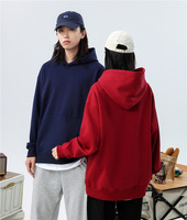 Sweat à capuche personnalisé OEM en polyester/coton épais 500 GSM, coupe classique unisexe, hiver, écologique, respirant, haute qualité