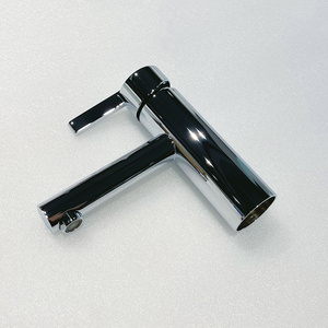 Grifo mezclador de lavabo de baño con Sensor sin contacto contemporáneo de un solo orificio con acabado cromado de latón - Product Image 2