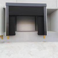Porte sectionnelle industrielle automatique à levage vertical, haute performance et durable, structure de porte sectionnelle à levage vertical, produit fini