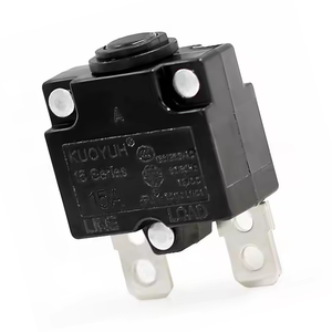 32V 50V DC Kuoyuh 15 시리즈 15A 플라스틱 너트 재설정 가능한 열 모터 보호 회로 차단기 과부하 보호 스위치 - Product Image 1
