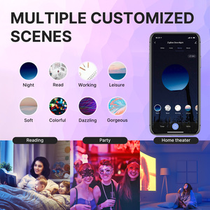 <span class=keywords><strong>Zigbee</strong></span> thông minh LED bóng đèn tuya App & điều khiển bằng giọng nói RGB ánh sáng với thiết kế xoay thông minh mô-đun mờ - Product Image 4