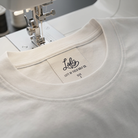 Étiquettes de soin tissées personnalisées en gros pour vêtements et t-shirts