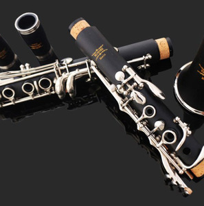 <span class=keywords><strong>Clarinetto</strong></span> in Si Bemolle <span class=keywords><strong>a</strong></span> 17 Chiavi, Strumento <span class=keywords><strong>a</strong></span> <span class=keywords><strong>Fiato</strong></span> Nero con Custodia - Product Image 5