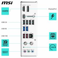 Carte mère PC de bureau MSI B860 GAMING PLUS WIFI LGA1851 DDR5 8600MHZ(OC) 3xM.2 1x TB4 5G LAN WIFI 7 256GB ATX