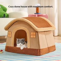 Maison pliable pour animaux de compagnie, amovible et lavable, pour chats, chiots, canapé-lit pour animaux de compagnie, pour chiens extra petits et chats de petite et moyenne taille