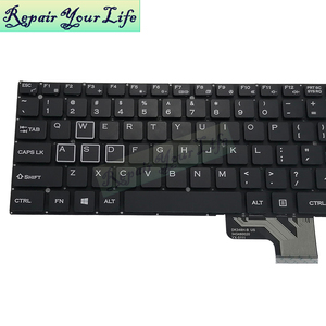 Teclado de portátil sin retroiluminación en inglés estadounidense para Gamebook K36 X36 N36 DK348H-B US 343480020 YX-5111, nuevo teclado negro para portátil - Product Image 3