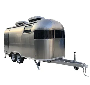 Silang Airstream food truck/hot dog cart for sale /mobile food truck for fried chicken beer snack mobile sale Europe