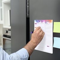 Bloc de Notas Adhesivas Magnéticas Suaves de Alta Viscosidad, Planes Diarios, Línea Fácil de Rasgar, Bloc de Notas Personalizable, Promoción de Venta Caliente