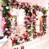 Guirlande décorative de verdure artificielle réaliste en plastique recyclé pour la décoration de mariage