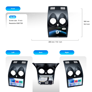 Dasaita Android13 Voiture Stéréo Voiture Audio Multimédia <span class=keywords><strong>Radio</strong></span> Voiture Écran Navigation Tête Unité Carplay pour Nissan Qashqai 2008-2014 - Product Image 4