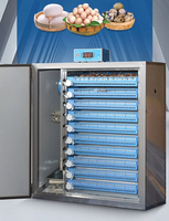 Incubateur d'œufs de volaille 800 places, contrôle intelligent, entièrement automatique, pour œufs de grande taille, incubateur industriel pour poulets, canards, cailles