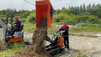 Antspower 2026 600kg Mikro-Raupenkipper mit Hydraulik und Dieselmotor, Angetriebener Raupenkipper 600kg