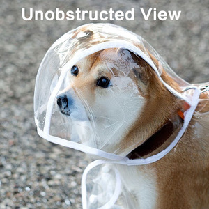 Impermeable para Mascotas XS-8XL, Ropa Impermeable para Perros Pequeños y Grandes, Chaqueta para Perros, Traje para Mascotas, Impermeable Transparente para Perros - Product Image 4