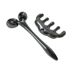 Guasha Tool Acero inoxidable Gua Sha Cepillo para el cuero cabelludo Pasadores de metal Gua Sha Cepillo para el cabello - Product Image 4