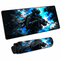 Alas Mouse Gaming Karet Anime Kartun Sublimasi Kustom Ukuran XL/XXL