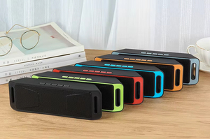 Altavoz inalámbrico portátil Receptor estéreo con micrófono Hifi Altoparlante Soporte Fm Radio Tf Tarjeta Altavoz - Product Image 3