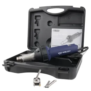 WELDY 1600W Kỹ Thuật Số Hot Air Gun Sưởi Ấm Súng Hàn Nhựa Từ Công Nghệ Thụy Sĩ Và Kỹ Thuật PVC TPO Màng Hàn