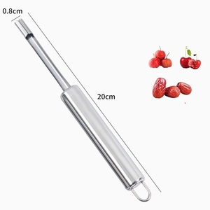NY-RAP01 Accessoire de cuisine <span class=keywords><strong>Extracteur</strong></span> de noyaux de fruits en acier pour pommes, poires, cerises, jujubes, dattes rouges et légumes - Product Image 1