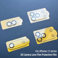 Protection d'écran en verre trempé 9H HD 3D de haute qualité anti-rayures pour objectif d'appareil photo de téléphone portable 17