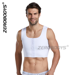 MEISU T013 Post Surgery Liposuction Chest Binder <strong>Vest</strong> Bodyshaper <strong>Compression</strong> Breast Slimming Shaper <strong>for</strong> <strong>Mens</strong> - Product Image 3