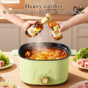 Cocotte Électrique Antiadhésive Multifonction Grande Ourse 28 CM, Cuiseur Vapeur en PP - Product Image 5