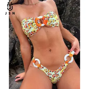 JSN Bikini tedarikçisi Oem tasarım Bikini pozisyon baskı mayo özel mayo spor