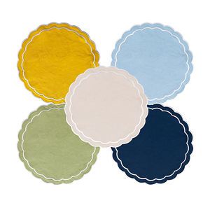 Vente en gros napperons pour assiettes à dîner napperons en coton pour repas bohème et tribal - Product Image 6