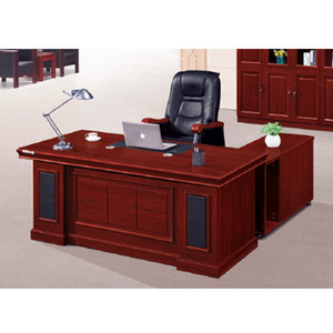 Escritorio Ejecutivo Zhongqirun KTH-16083HTY Color Marrón Rojizo Oscuro, Muebles de Oficina con Almacenamiento para Uso Gerencial - Product Image 1