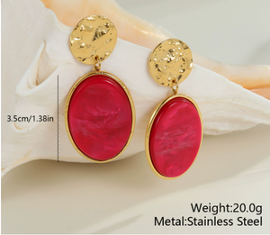 Kalung & Anting Liontin Motif Leopard Kreatif Hip-Hop Vintage dengan Rumbai Panjang Perhiasan Impor - Product Image 4