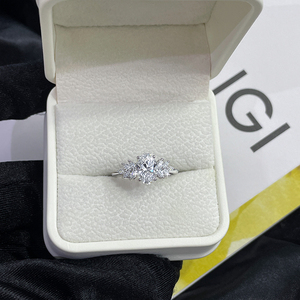 <span class=keywords><strong>Anillos</strong></span> <span class=keywords><strong>de</strong></span> Compromiso <span class=keywords><strong>y</strong></span> Matrimonio Personalizados CIA IGI S925 <span class=keywords><strong>de</strong></span> <span class=keywords><strong>Plata</strong></span>, <span class=keywords><strong>Oro</strong></span> Real <span class=keywords><strong>de</strong></span> 9k, 14k, 18k con Diamantes Cultivados en Laboratorio con Corte Ovalado HPHT CVD para Mujer - Product Image 2