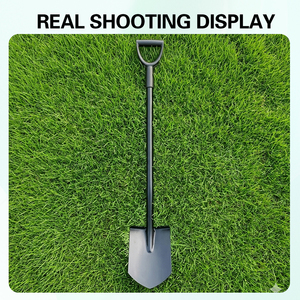 Pelle de jardin en <span class=keywords><strong>métal</strong></span> personnalisée à succès avec manche métallique – Outil de terrassement agricole sur mesure - Product Image 3