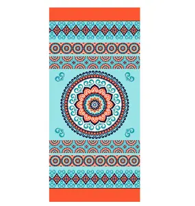 Various styles Fashion Custom Printing Rectangle beach towel for clearance pivate label Backpack Microfiber Colorful Beach Towel