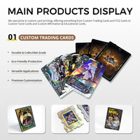 Tarjetas Deportivas Holográficas Personalizadas, Tarjetas Coleccionables, Tarjetas Deportivas Holográficas Láser, Tarjetas TCG, Tarjetas de Juego Impresas Personalizadas para Colección
