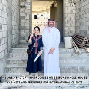 Solución de Renovación de Cocina de Diseño Moderno Personalizado, Juego Completo de Gabinetes, Estructura de MDF, Puerta de Vidrio, Mármol, Entrega Rápida, Servicio OEM - Product Image 6