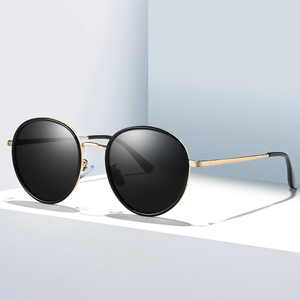 Lunettes de soleil rondes à la mode pour femmes et hommes, lunettes de soleil colorées et Cool pour hommes, verres polarisés, 2022 - Product Image 3