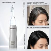 Tinte para el Cabello para Cubrir Raíces Grises al Instante, Tinte en Crema para Retocar Cabello Gris, Cubre Raíces Grises, Peine Mágico para Colorear el Cabello