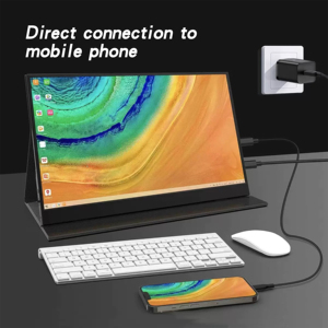 Màn hình di động màn hình cảm ứng Hợp kim nhôm 15.6 inch màn hình chơi game thứ cấp máy tính mở rộng điện thoại FHD - Product Image 3