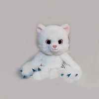 Oreiller pour chat en peluche doux et moelleux Personnages de dessins animés au design réaliste Jouets en peluche pour bébés
