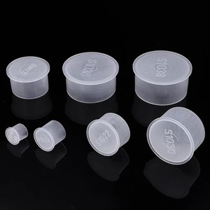 <b>Plastic</b> Protective <b>Cap</b> For Steel Pipe Dustproof Seal Round Flange Cover Communications Use - Product Image 3