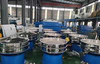 Tamis à poudre, tamis vibrant industriel circulaire en acier inoxydable, 1 à 4 couches, tamis vibrant rond pour raffiner le sel