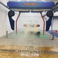 Machine de lavage de voitures entièrement automatique sans contact avec sécheur d'air certifiée CE pour station-service