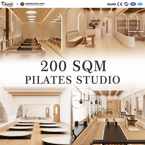 Su misura professionale <span class=keywords><strong>Pilates</strong></span> Reformer Board surf Machine multifunzionale tavola da surf sistema a molla Home Fitness - Product Image 4